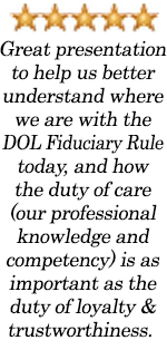 The DOL Fiduciary Rule and Your Duty of Care - Blaine Aikin