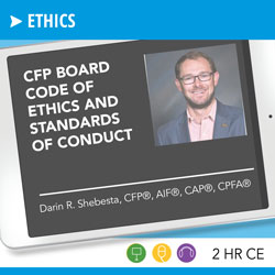 Live CFP Ethics CE Webinar