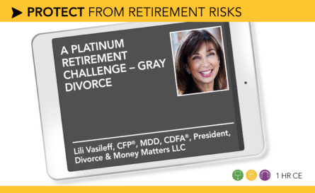 The Platinum Retirement Challenge – Gray Divorce - Lili Vasileff